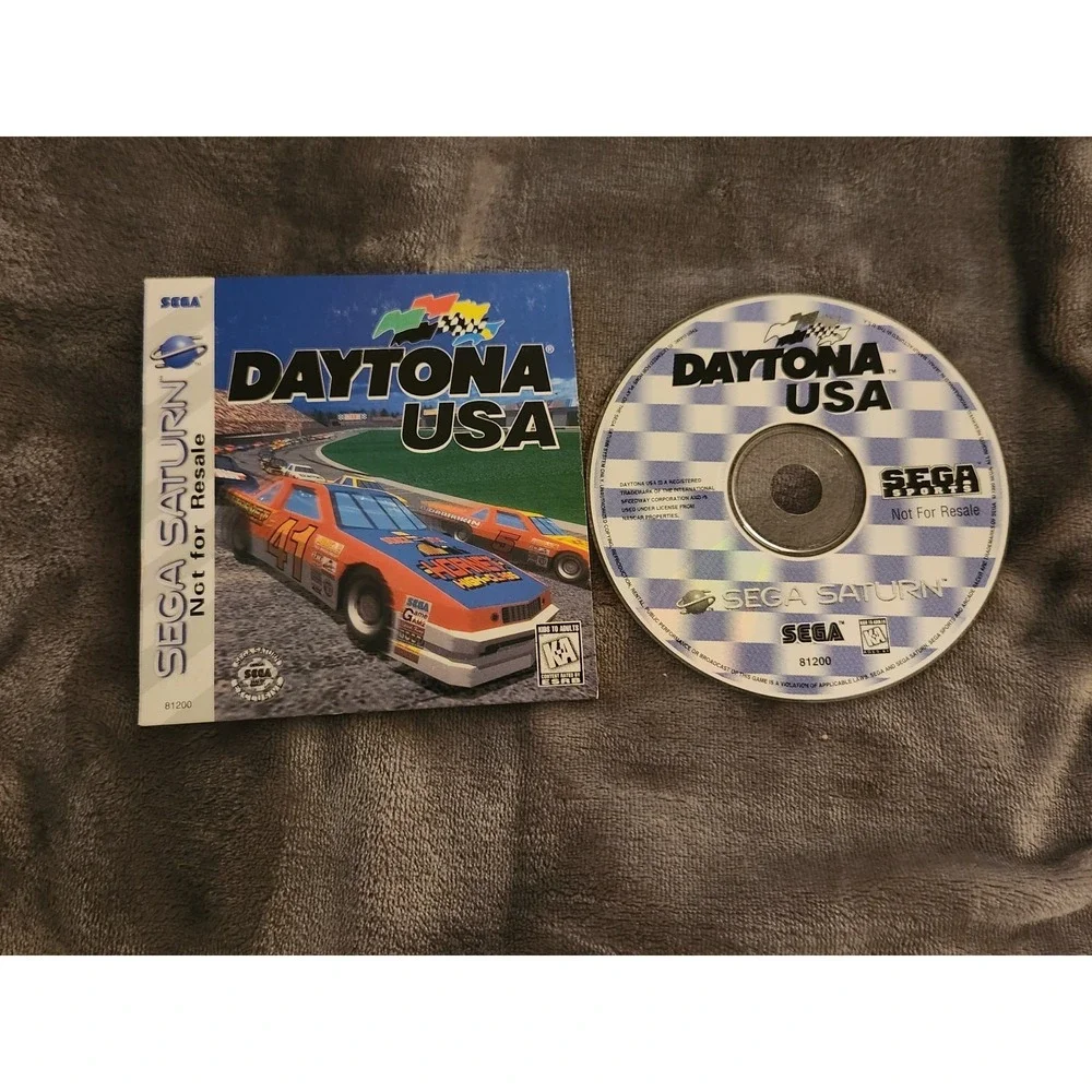 Sega Sports Daytona USA Sega Saturn Not for Resale Disc